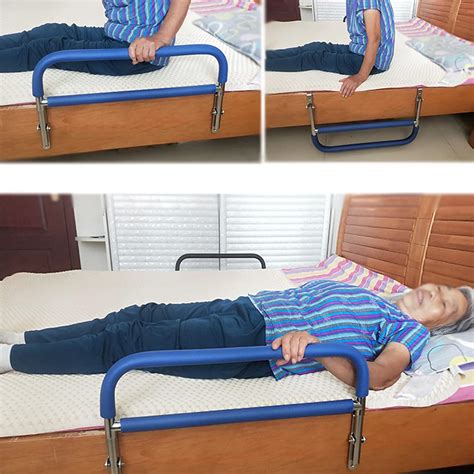 Amazon.com: Folding Bed Rail Guard Side Rails for Elderly Adults ...