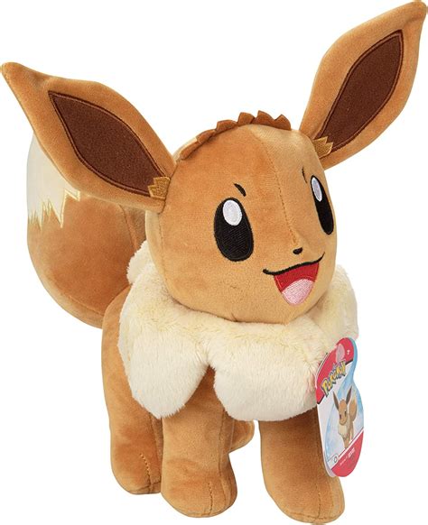 Pokemon Eevee Large 12" Plush Stuffed Animal Toy - Officially Licensed ...