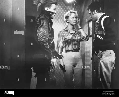 DRAGSTRIP GIRL, from left: Steve Terrell, Fay Spain, John Ashley, 1957 ...