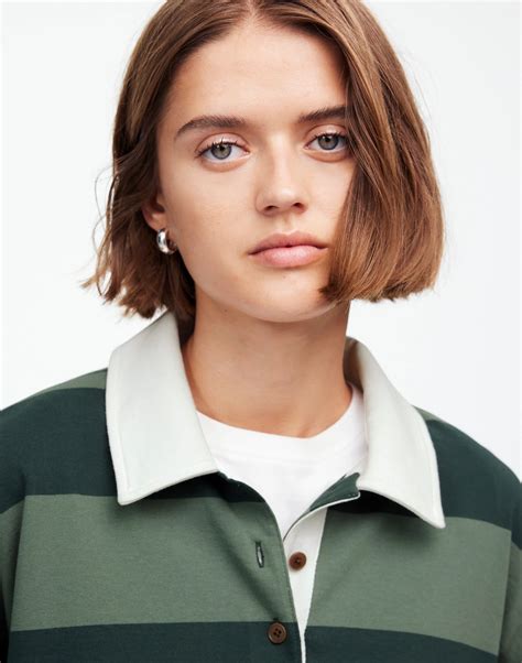 Rugby Long-Sleeve Polo Shirt | Madewell