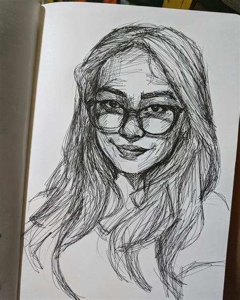 Self portrait : r/drawing