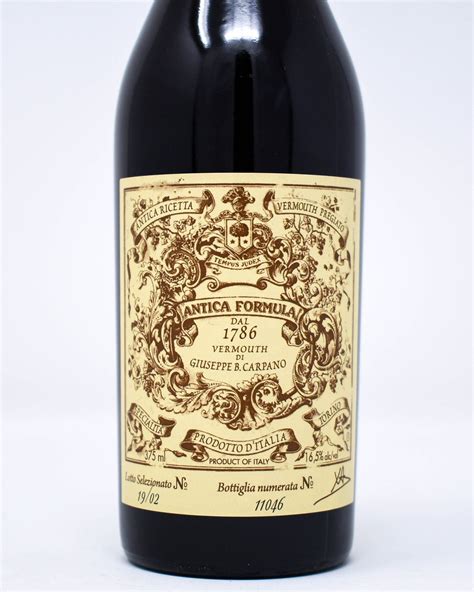 Carpano, Antica Formula, Vermouth 375ml - Princeville Wine Market