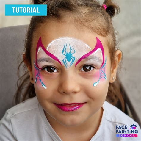 Easy Spider Face Painting