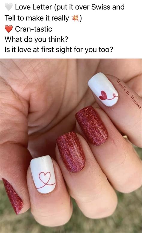 Pin by Elle Lopez Lifestyle on Cool Nails | Valentine's day nails, Heart nails, February nails