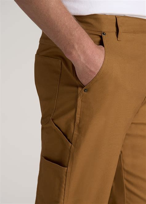Stretch Canvas Carpenter's Pants for Tall Men | American Tall