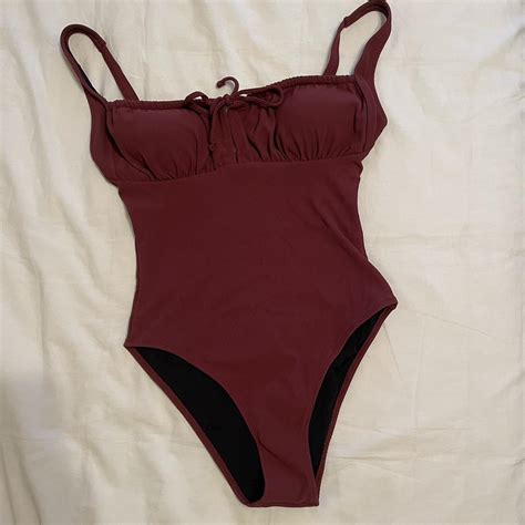 Berlook chocolate brown one piece swimsuit Never... - Depop