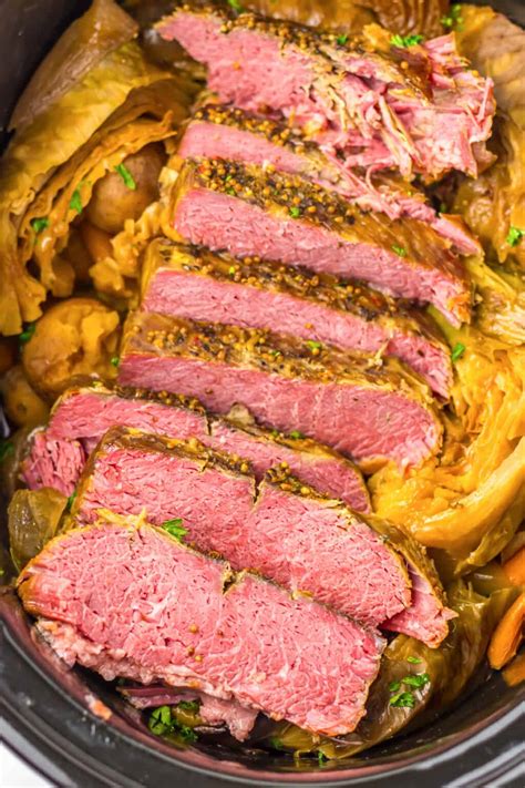 Crockpot Corned Beef Brisket with Cabbage (Easy Recipe!)