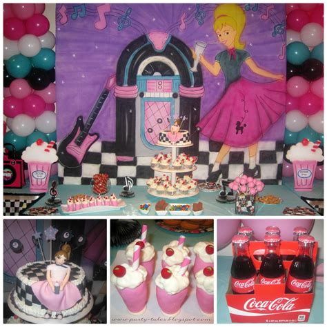Sock Hop 50'S Theme diner Birthday Party Ideas | Photo 1 of 21 | Catch ...