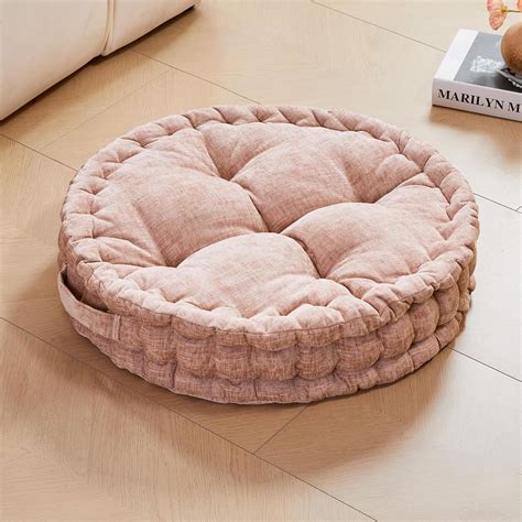 Deconovo Floor Cushions, Meditation & Yoga Sitting Pillows, Round ...