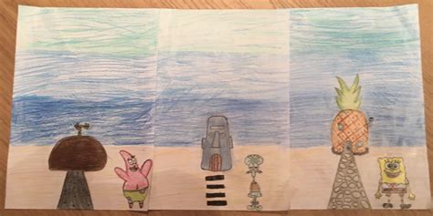 Drawing Of Spongebob's House