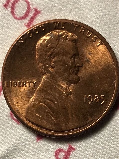 1985 Double Die Penny