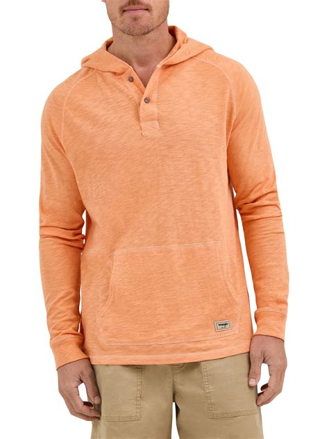 Wrangler® Men's Hooded Pullover, Sizes S-3XL - Walmart.com