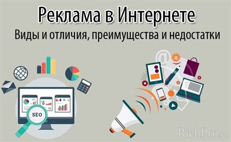 Реклама в интернете - 10 лучших видов рекламы + примеры