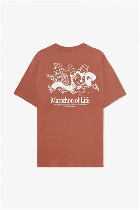 camiseta pompeii granate marathon of life