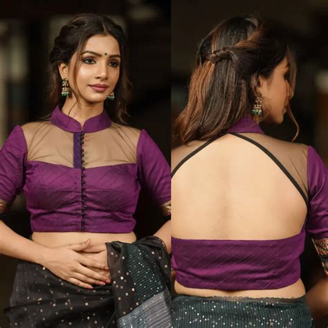 27+ Trendy Net Blouse Designs: Front And Back Collection 2024