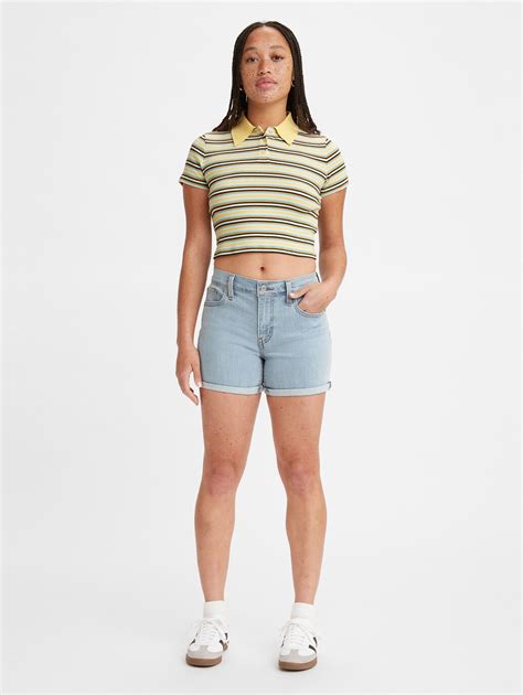 Levis Womens Mid-Length Shorts - MixASale