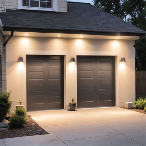 20 Exterior Garage Lighting Ideas That Shine