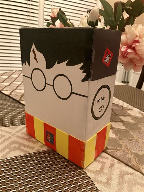 Harry Potter Exploding Box #cricut 7CE | Harry potter valentine box ...