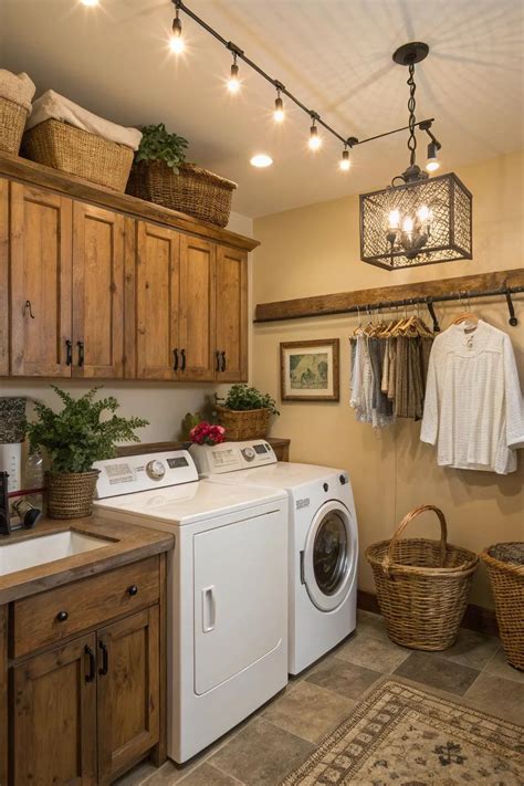 16+ Stunning Laundry Room Light Fixture Ideas