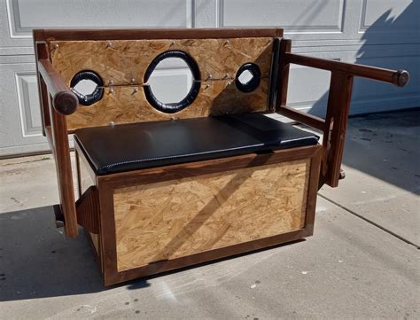 I made a dildo mount for wife for Christmas because she was unhappy ...