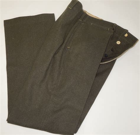 Original WWII USMC Marine Corps Wool Pants Trousers Size 29W x 32L 2L ...