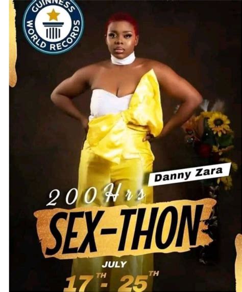 25-Yr-Old Lady Embarks On 200hrs Sex Marathon To Break Guinness World ...