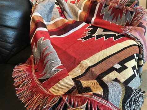 Native Americans Woven Blanket Native America Indian | Etsy