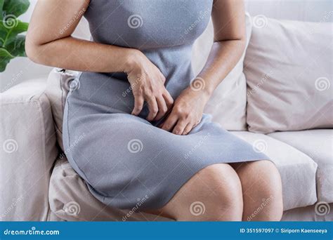 Woman Suffering from Vaginal Itching, Burning, and Odor Due To Bacterial Vaginosis or Yeast ...