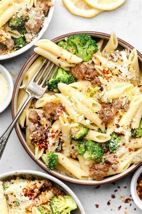 Healthy Sausage Broccoli Pasta at Michael Fornachon blog