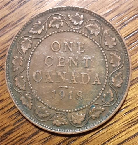 Canadian 1918 Large Cent With PVC Damage? - Coin Community Forum
