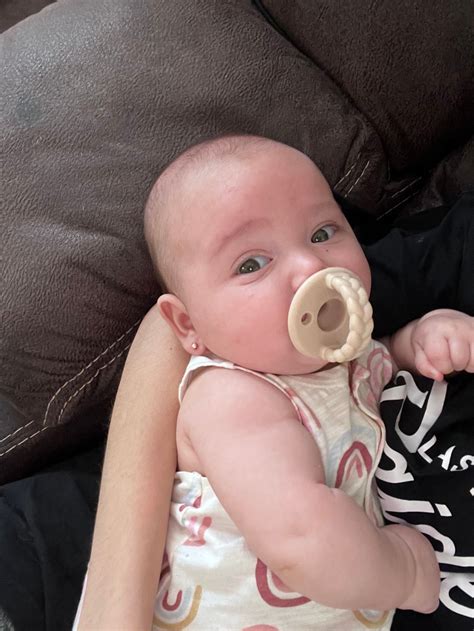 Newborn Baby Girl Hazel Eyes