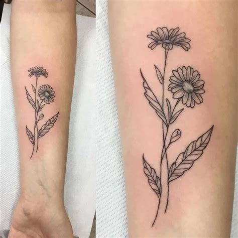 Aster Flower Tattoo