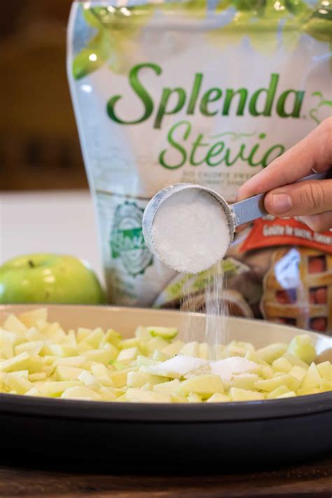 Apple Crumble with Splenda Stevia - The Black Peppercorn