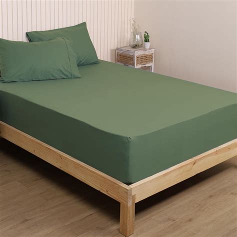 Amazon.com: LINENWALAS 100% Organic Percale Cotton Fitted Sheet Only ...