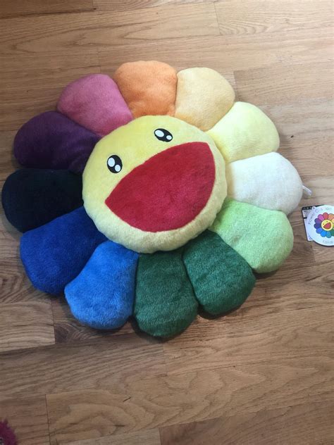 Takashi Murakami 60 cm takashi murakami pillow rainbow | Grailed