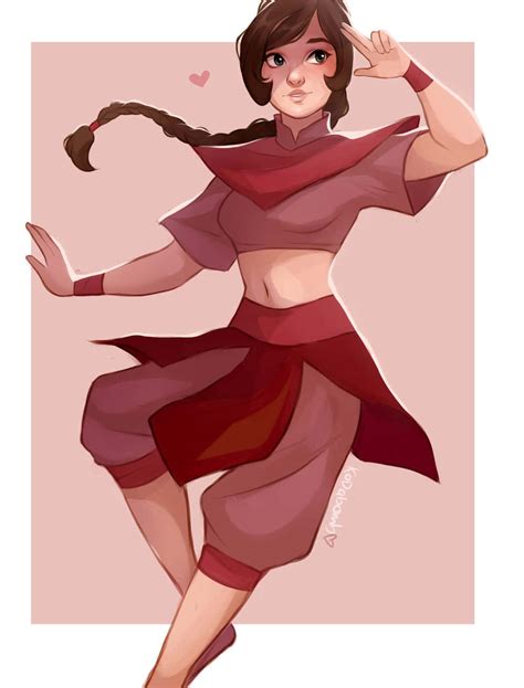 Download Ty Lee Avatar The Last Airbender Fanart Wallpaper | Wallpapers.com
