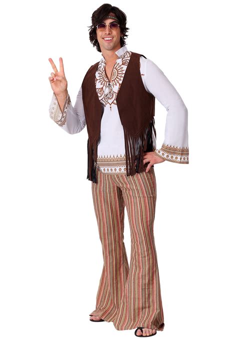 Woodstock Hippie Men's Costume