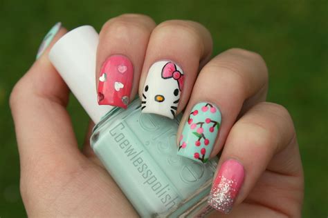 Hello Kitty Nails Designs 2012