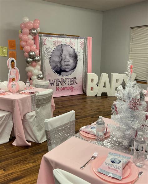 17 Pink Winter Wonderland Baby Shower Ideas | Mummy Time