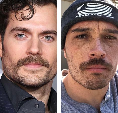 Is everyone's goal Henry Cavill? (First try at my stache) : r/Moustache
