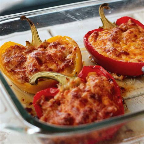 Turkey Stuffed Peppers (No Rice) - The Happier Homemaker