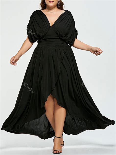 Buy plus size black flowy dress cheap online