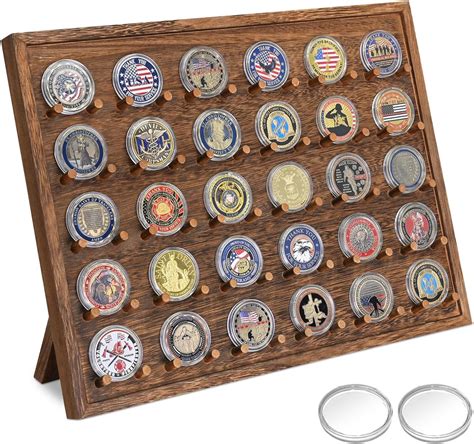 Amazon.com: Ikee Design Wooden Wall-Mounted Coin Organizer Display ...