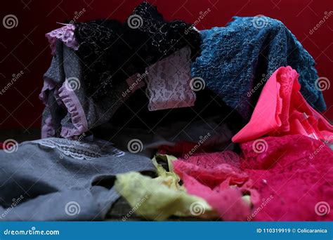 Panties on the floor stock image. Image of pink, shop - 110319919