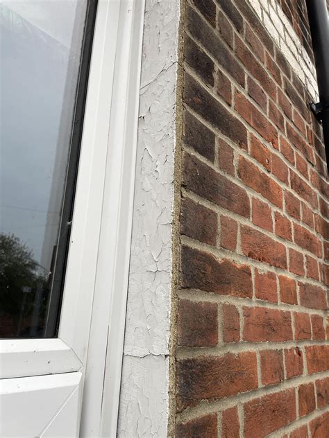 Renovating old Victorian house. Painting the exterior window sills ...