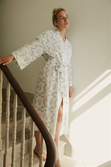 Striped Robes - Striped Women's Bath Robes - Luxury Women's Robes – HONNA