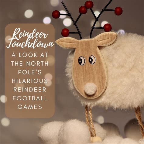 Reindeer Touchdown: A Look at the North Pole's Hilarious Reindeer ...