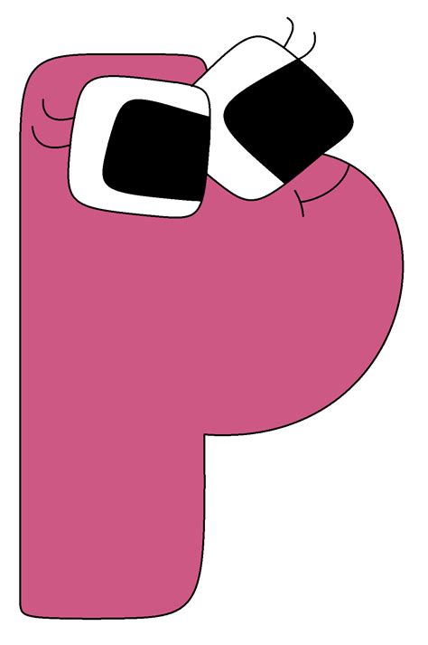 Lowercase P from Alphabet Lore by g4merxethan on DeviantArt