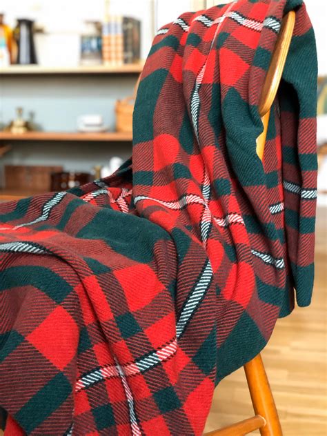 Tartan Plaid Wool Throw Blanket at Pearline Beard blog