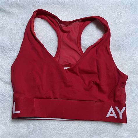 Red Sports Bra